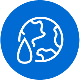 Water impact globe water icon